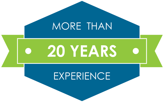 More than 20 years experience