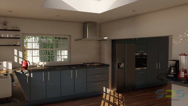 Extension kitchen – 3D visualisation – Star Design Solutions